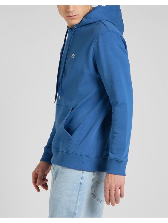 Lee Lee Felpa PLAIN HOODIE Blu Regular Fit