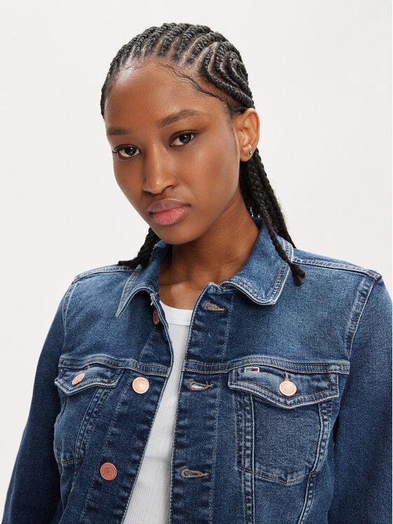 Tommy Jeans Tommy Jeans Джинсова куртка Vivianne DW0DW17959 Голубий Slim Fit