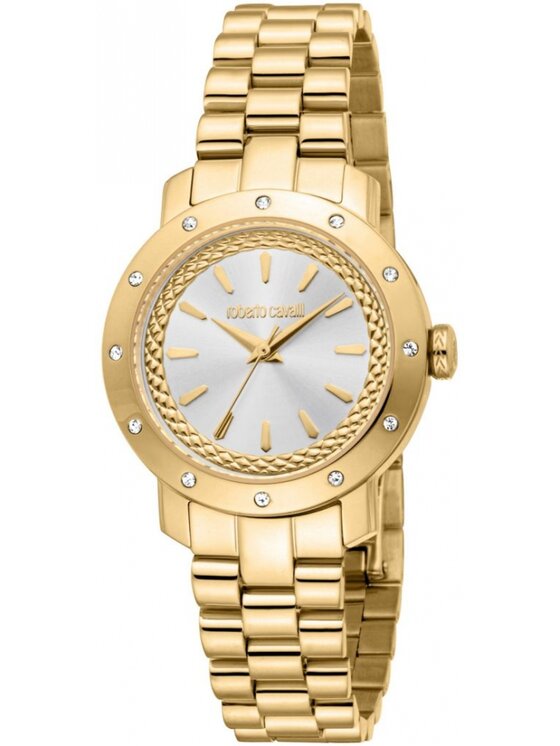 Roberto Cavalli Roberto Cavalli Zegarek RC5L125M0055 Złoty