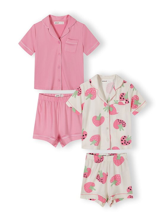 minoti minoti Komplet piżam 30PJ156 Écru Regular Fit