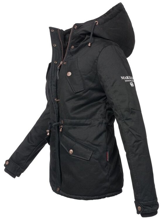 Marikoo Marikoo Kurtka zimowa Manolya Czarny Casual Fit