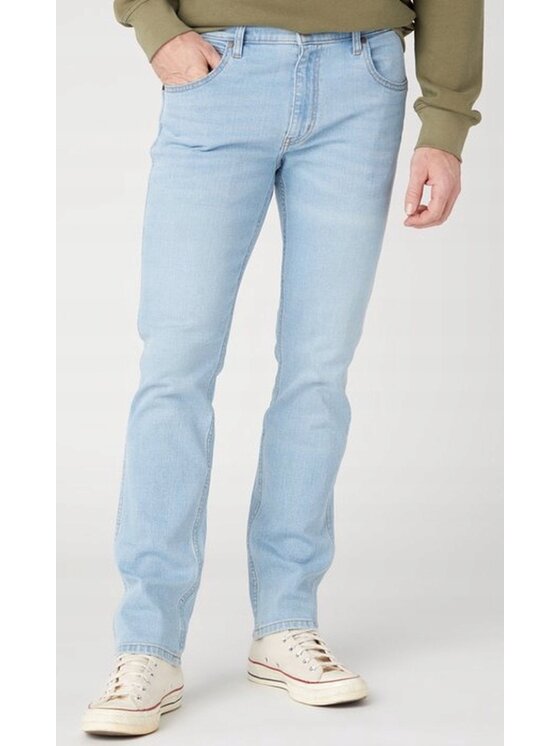 Wrangler Wrangler Jeansy Greensboro Niebieski Regular Fit
