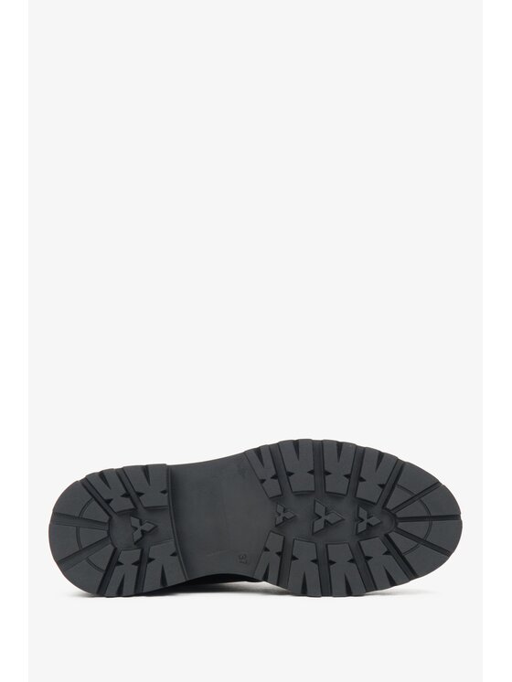 Estro Estro Μποτάκια με λάστιχο ER00116065 Μαύρο