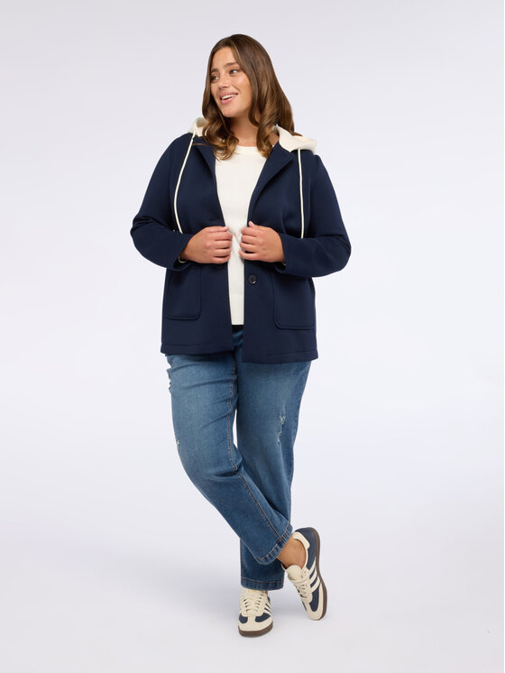 Fiorella Rubino Fiorella Rubino Cappotto 0218T000319N034 Blu A-Line Fit