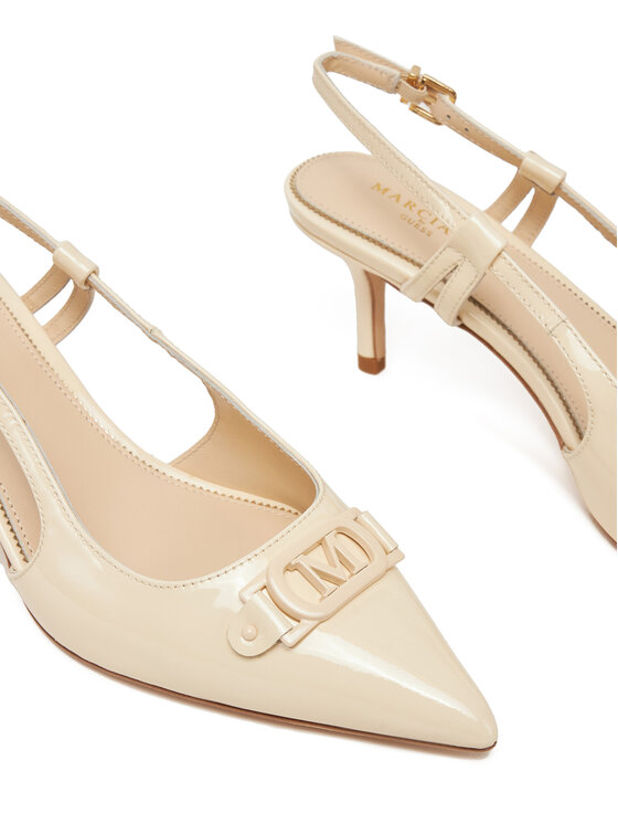 Marciano Guess Marciano Guess Pantofi cu toc subțire 5RGZ15 7287A Écru