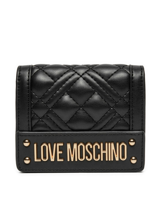 LOVE MOSCHINO Majhna ženska Denarnica JC5601PP0LLA0000 Črna