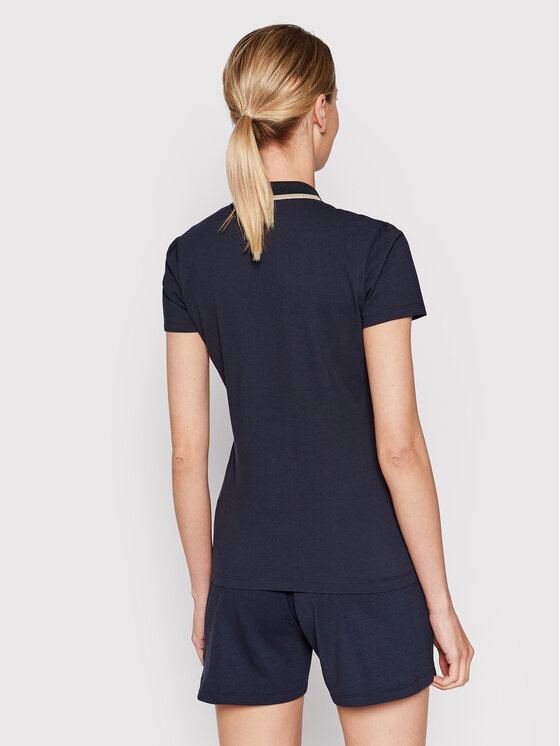 Polo 3LTF02 TJ9DZ 1554 Blu scuro Regular Fit