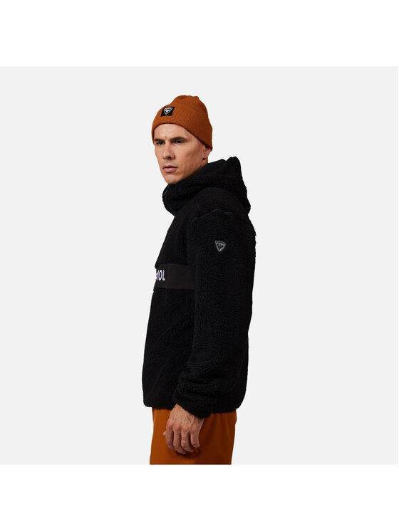 Rossignol Rossignol Polar Alltrack Anorak Fleece Czarny Regular Fit