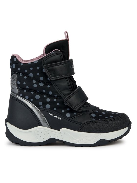 Geox Geox Μπότες Χιονιού J Sentiero Girl B Ab J36FVC 0MNNF C9244 M Μαύρο
