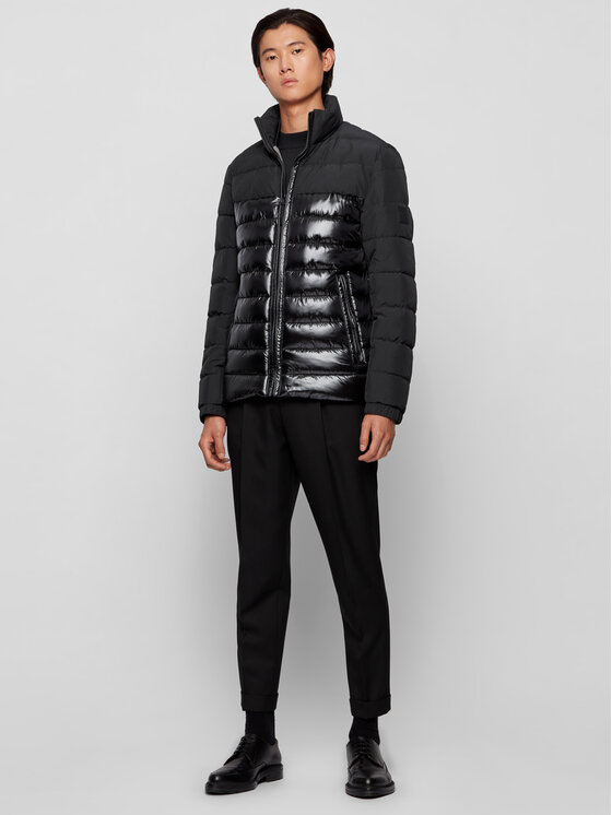 BOSS BOSS Зимно яке Cure 50446165 Черен Regular Fit
