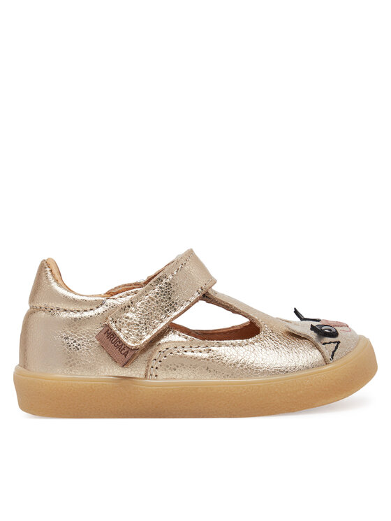 Mrugała Mrugała Halbschuhe Tola 2180/5 Goldfarben