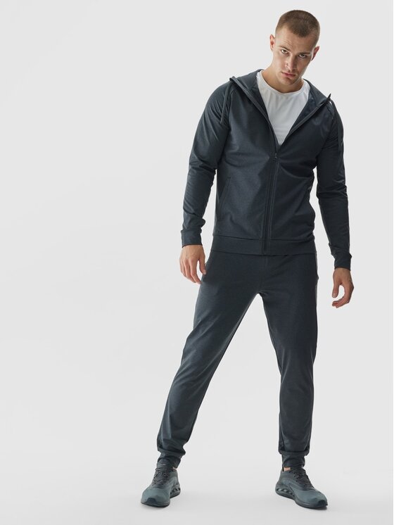 4F 4F Felpa tecnica 4FWAW24TFSWM403-22M Grigio Regular Fit