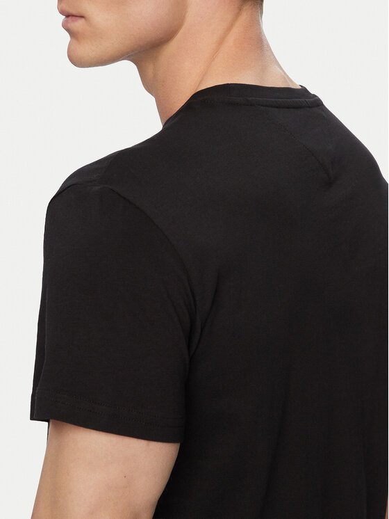 Tommy Jeans Tommy Jeans T-krekls Graphic DM0DM23376 Melns Slim Fit