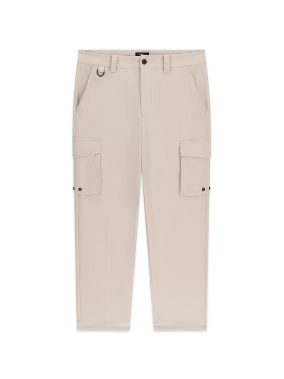 Guess Guess Spodnie materiałowe 182463 Biały Regular Fit