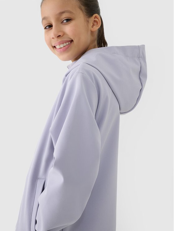 4F 4F Softshellová bunda 4FJWSS25TSOFF305-27S Sivá Regular Fit
