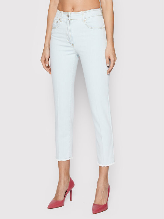 Peserico Jeans hlače P04977LX Modra Slim Fit