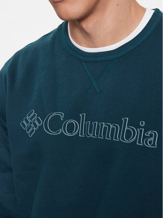 Columbia Columbia Džemperis M Logo Fleece Crew Mėlyna Regular Fit
