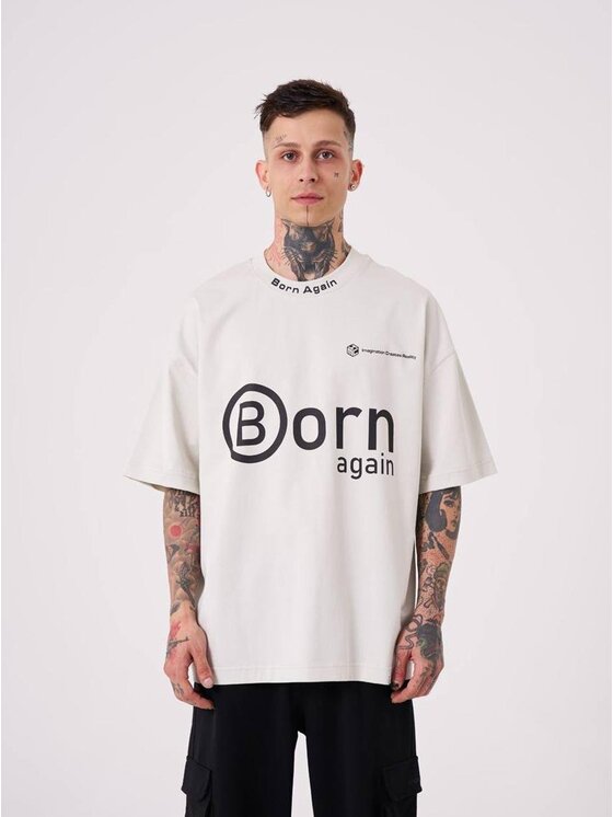 T-Shirt Machinist, Rozmiar M, Szare, Koszulka Z Krótkim Rękawem Męska Oversize Jasna Szara Machinist Imagination Creates S