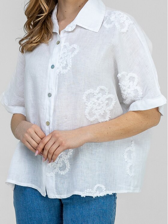 Perso Perso Halenka CHCE265028F Bílá Regular Fit
