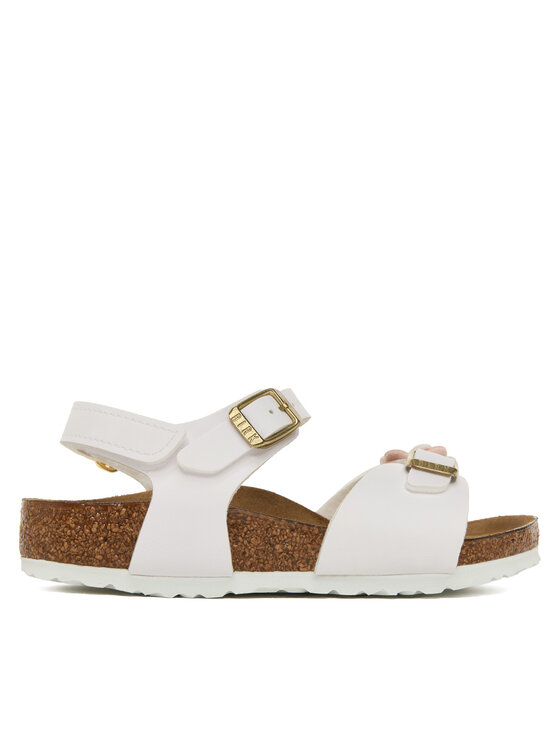 Birkenstock Birkenstock Sandály Rio Flowers As Kids 1029561 S Bílá