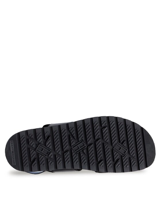 Tommy Hilfiger Tommy Hilfiger Sandale Elevated Th Buckle Lth Sandal FM0FM05007 Negru