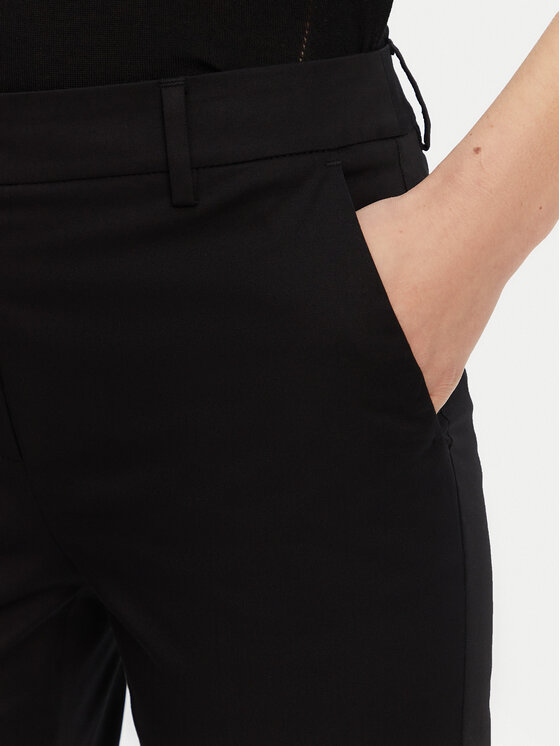 Weekend Max Mara Weekend Max Mara Chinos Cecco 2515131042 Fekete Slim Fit