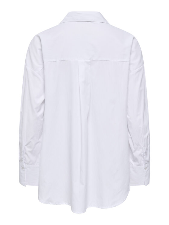 ONLY ONLY Πουκάμισο Oregon 15367554 Λευκό Regular Fit