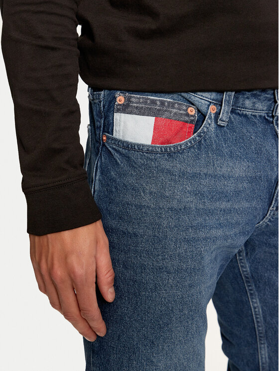 Tommy Jeans Tommy Jeans Traperice Scanton DM0DM20404 Plava Slim Fit