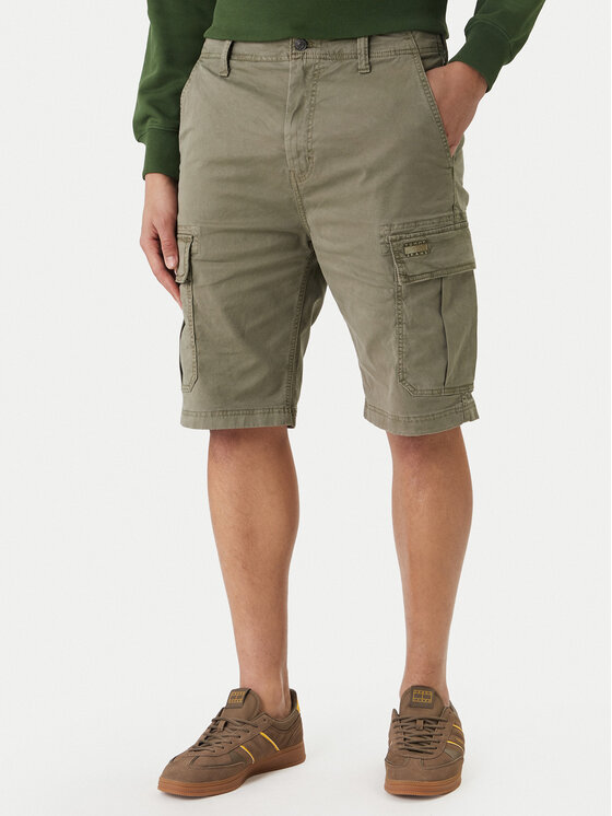 Tommy Jeans Tommy Jeans Stoffshorts Otis DM0DM22831 Grün Regular Fit