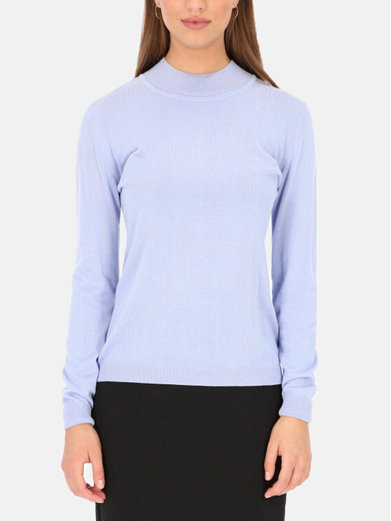 Potis & Verso Potis & Verso Sweter Mai Niebieski Slim Fit
