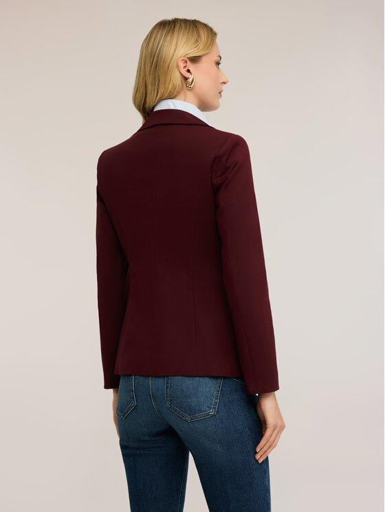 Motivi Motivi Marynarka Q048Q001063N036 Bordowy Regular Fit