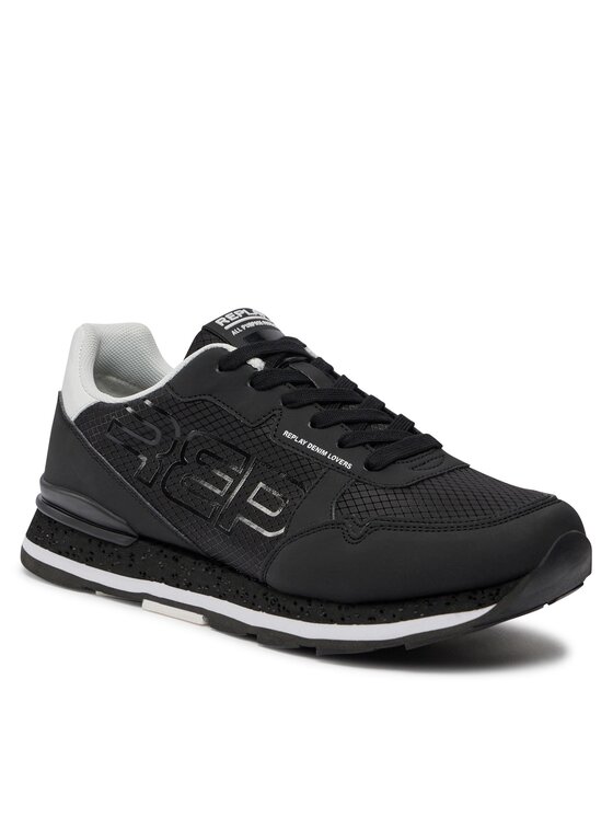 Replay Herren Sneaker Gms9m – Klassische Freizeitschuhe In Schlichtem Design