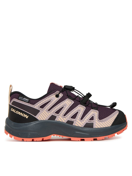 Dziecięce Trekkingi Salomon, Rozmiar 32, Fioletowe, Xa Pro V8 Waterproof L47857100