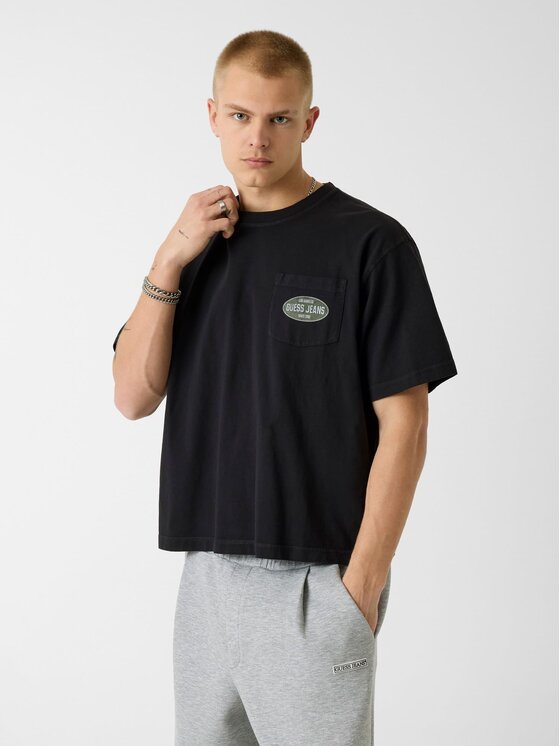 Guess Guess T-Shirt 183252 Czarny Classic Fit