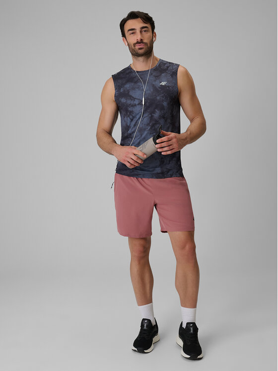 4F 4F Koszulka techniczna NO LIMITS Czarny Regular Fit