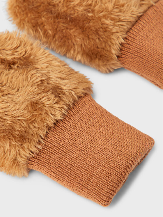 NAME IT NAME IT Kepurės ir pirštinių rinkinys 13206456 Ruda