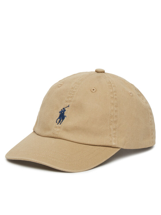 Dziecięca Czapka z daszkiem Polo Ralph Lauren, Beżowa, 322552489002