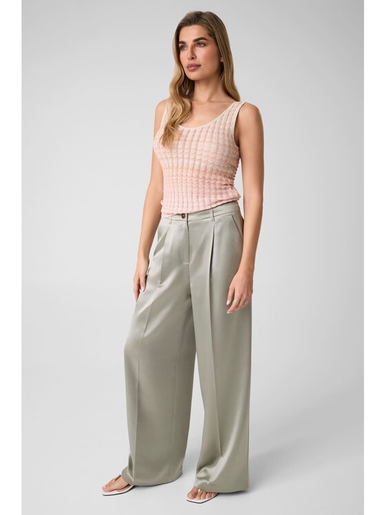Guess Guess Kalhoty z materiálu 183467 Zelená Slim Fit