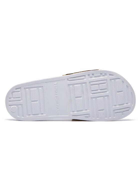 Tommy Hilfiger Tommy Hilfiger Šlepetės Tommy Sequins Pool Slide FW0FW03750 Auksinė