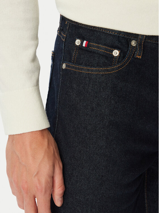 Tommy Hilfiger Tommy Hilfiger Jeansy Denton MW0MW44913 Granatowy Straight Fit
