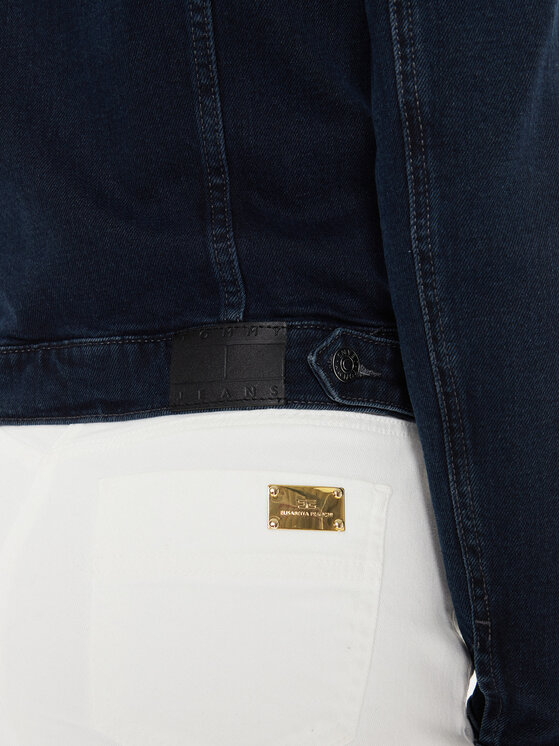Tommy Jeans Tommy Jeans Jeans jakna Vivianne DW0DW18554 Mornarsko modra Slim Fit