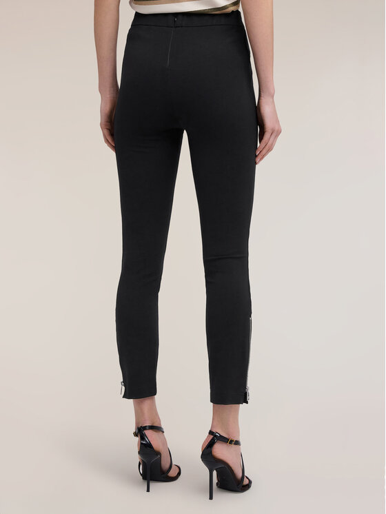 Motivi Motivi Spodnie materiałowe P00FQ004563N033 Czarny Slim Fit
