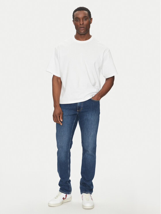 Mustang Mustang Jeansy Washington 1013976 Granatowy Regular Fit