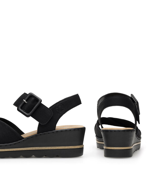 Rieker Rieker Sandali 67463-00 Nero