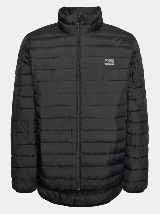 Quiksilver Vatovaná bunda Scaly Fz EQYJK04007 Čierna Regular Fit