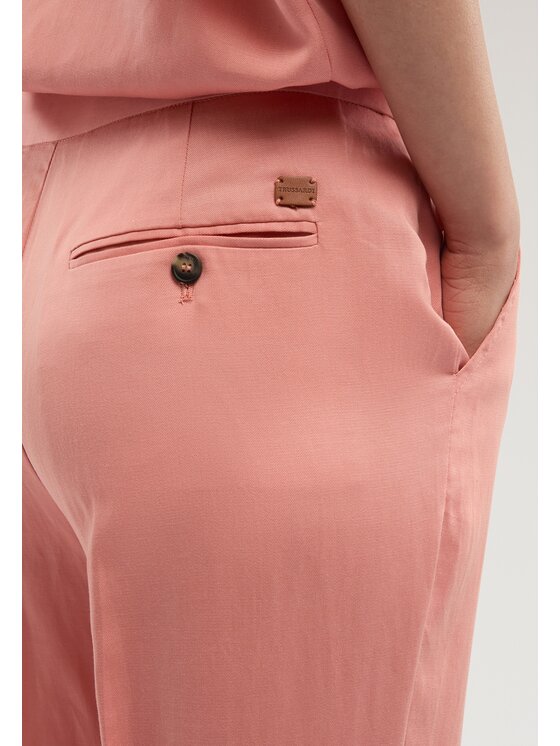 Trussardi Trussardi Pantaloni di tessuto P269A202388N019 Rosa Over Fit