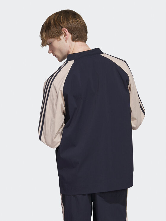 adidas adidas Світшот SST Woven Jacket IC5543 Голубий Regular Fit