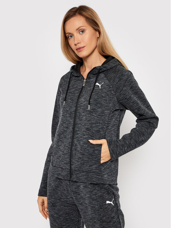 Puma Puma Bluza Evostripe 585945 Szary Regular Fit