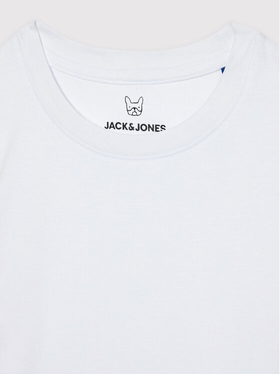 Jack & Jones Junior Jack & Jones Junior T-shirt Basic 12158433 Bijela Regular Fit