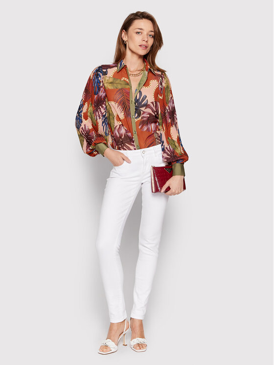 Camicia W2YH55 WEKB2 Rosso Regular Fit